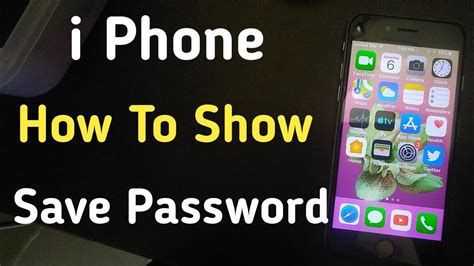 Apple also makes it easy for you to see your saved usernames and passwords on your iphone or ipad, in the event you don't remember that information and you need to enter it on another device. How To See Saved Password In Iphone | Iphone See Saved ...