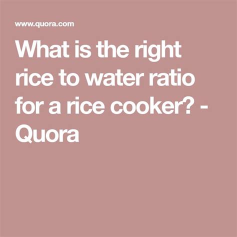 It is already designed to cook brown rice correctly, so all you need to do is use the rice cooker instructions for brown rice. What is the right rice to water ratio for a rice cooker ...