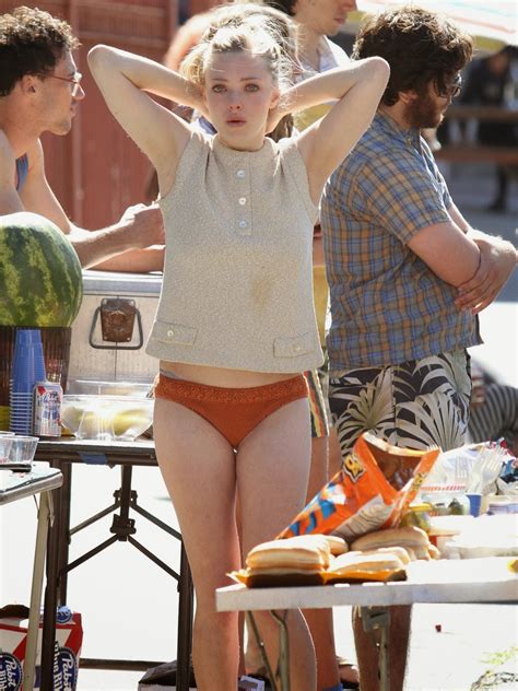 Let's just say there are some things i wish i'd. Amanda Seyfried in panties on set of "While We're ...