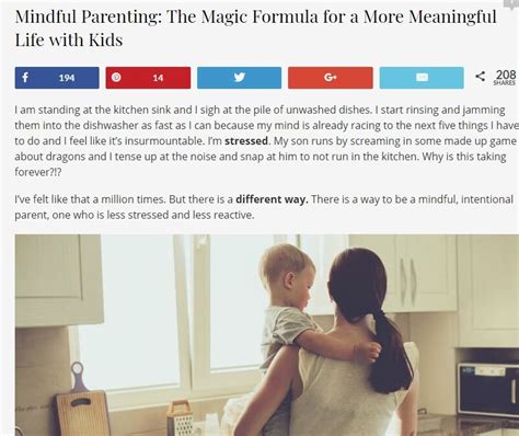 Mindful Parenting: The Magic Formula for a More Meaningful ...