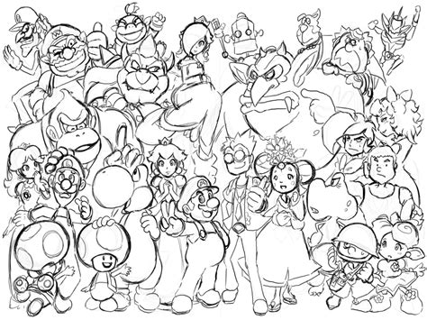 Bowser coloring page and mario suitable for students. Mario World Coloring Pages at GetColorings.com | Free ...