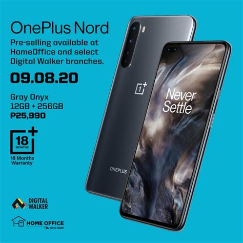 As for the colour options, the oneplus nord 2 smartphone comes in grey sierra, blue haze, green. OnePlus Nord 12GB + 256GB available for pre-order in PH ...