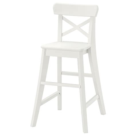 You can stack the chairs, so they take less space when you're not using them. INGOLF white, Junior chair - IKEA