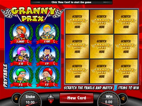 Juegos de granny incluye juego similar: Granny Prix - Juego de Rasca y Gana Gratis | NeonSlots