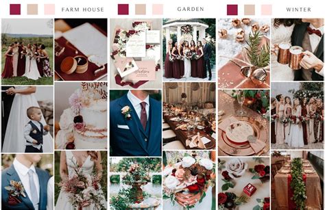 Each wedding couple has its own matching design, something that resonates with the style and personality of the happy newlyweds. Top 8 Rose Gold and Burgundy Wedding Color Ideas | Colors ...