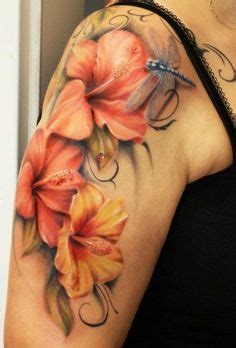 Dieses angebot ist für 1 temporäre tätowierung von 4 rüschen, überlappenden hibiskusblüten. Die 49 besten Bilder zu Tattoo | Tätowierungen, Tattoos, Blumentattoos