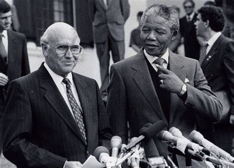 On this day — 10 december 1993 nelson mandela and fw de klerk receive the nobel peace prize. Cyril can't be 'decisive' like FW. Here's why