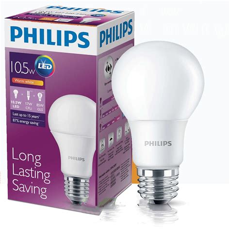 Beli lampu tl led philips online berkualitas dengan harga murah terbaru 2021 di tokopedia! Lampu Philips LED Bulb 10.5 Watt