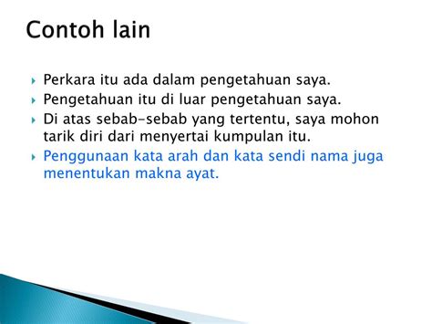 Biar mati anak jangan mati adat pegangan adat yang kuat sehingga sanggup anak menjadi korban. PPT - Unit 10 & 11 Makna Leksikal dan Makna Tatabahasa ...