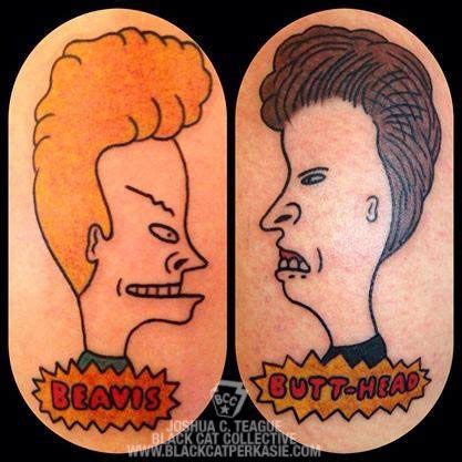 It was judge's short film, frog baseball that caught the attention of people at mtv which lead. Beavis and Butthead tattoo by Joshua C Teague | Dark art ...