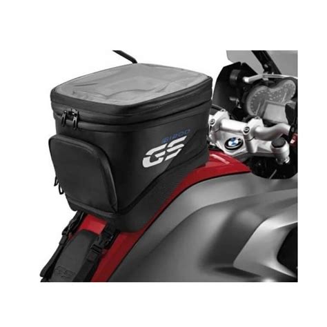 Complete with water repellent zips, rain shield and smart phone equipped interior pocket. R 1200 GS LC Large Tank Bag - Bahnstormer Motorrad
