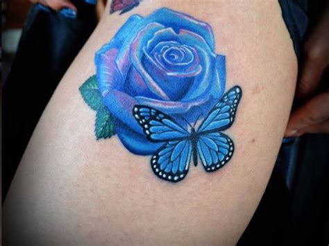 Download 3d tattoo designs ideas for free to set as dekstop background. trendy blue rose tattoo designs 2015 - Styles 7