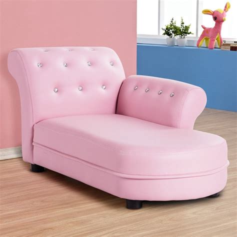 Cheslong, chaiselongue, chaislón… no importa ni cómo lo llames ni cómo se escriba, porque un. Girls Pink Chaise Lounge Children Playroom Sofa With ...