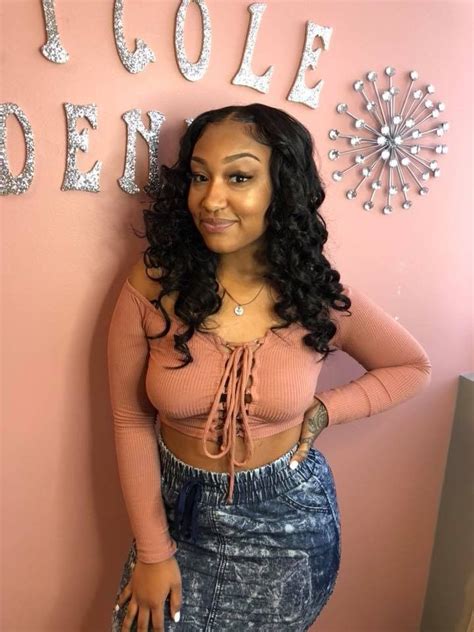 Middle part quick weave with curls. *Wand Curl Sew In* Middle part on @tonyaaamber | Hair ...