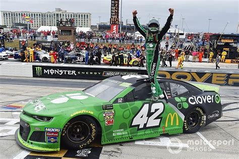 2019 monster energy nascar cup. Kyle Larson #42 Clover First Data 2019 Monster Energy ...