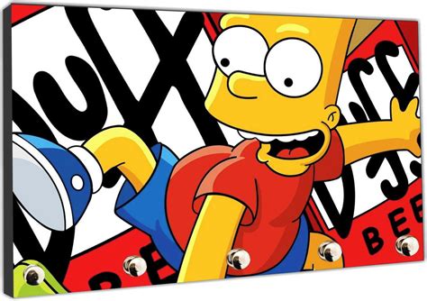 Qual a nota dos simpsons em 2014? Porta Chaves Anime Desenho Simpsons Bart 03 no Elo7 | VITAL QUADROS (1081EA6)