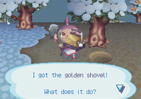 This cheat for animal crossing: How to Get a Golden Shovel in Animal Crossing Wild World: 5 Steps