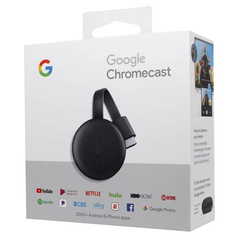 Stream your favorite entertainment to your hdtv. Google Chromecast 3ra Generación 1080p | laPolar.cl