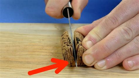 Because you don't have a corkscrew! This Is Why You Should Cut Some Corks In Half - The Result ...