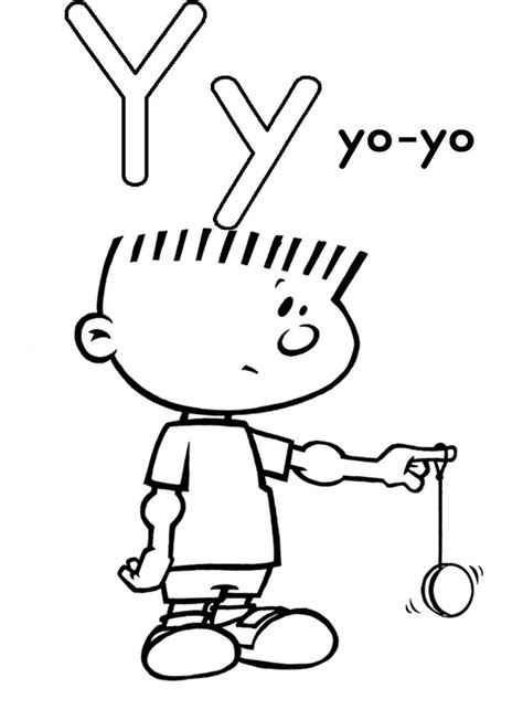 Download Letter Y coloring pages to download and print for free