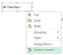 1# insert one checkbox as described above. How to Insert/Use a Checkbox in Excel + 3 Examples + 8 ...