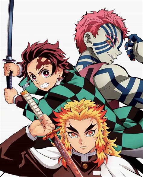 Get's demon players to roughly 3/4'ths health if all punches hit m2: Rengoku/Tanjiro and Akaza【2020】 | アニメ映画, アニメ 作画, 滅