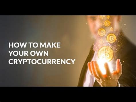 Watch this video to know how to build your cryptocurrency step by step. How to Make Your Own Cryptocurrency With SAGIPL.COM - YouTube