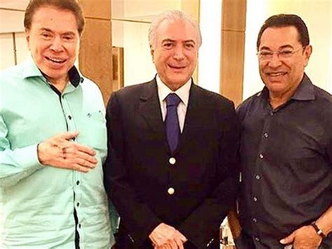 Alguns me disseram que ele realmente está com covid. G1 - Michel Temer encontra Silvio Santos em salão de ...