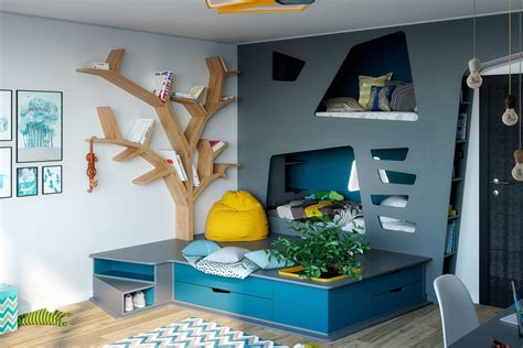 First in line is a charming white drawing room. 3D Children Bedroom Cubbyhole | CGTrader