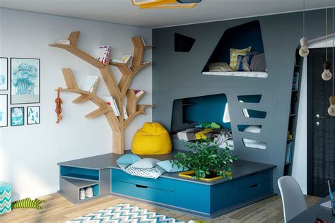 First in line is a charming white drawing room. 3D Children Bedroom Cubbyhole | CGTrader