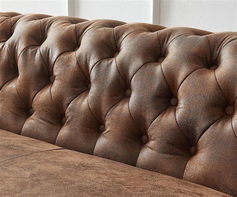 In den abendstunden macht man es sich dort so richtig gemütlich und besonders zur. DeLife Sofa Chesterfield 3-Sitzer 200x88 braun Vintage ...