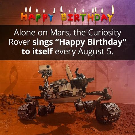 Five years ago, curiosity wished one to itself. Home | Curiosity rover, Birthday songs, Funniest hilarious ...