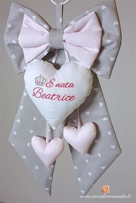 Trova una vasta selezione di fiocchi nascita bimba a prezzi vantaggiosi su ebay. Fiocco nascita Beatrice grigio e rosa | Idee fai da te ...