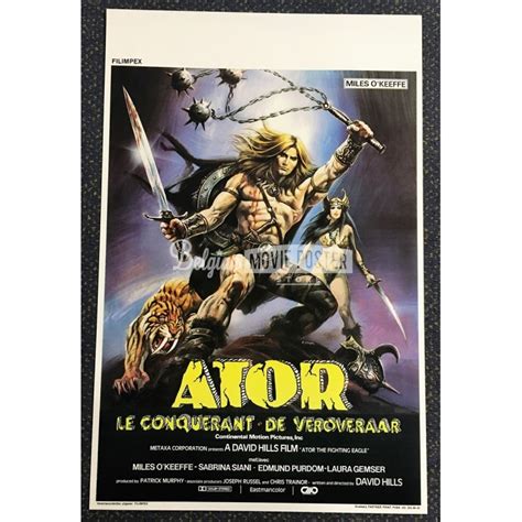 It was released in the united states on 11 march 1983. ATOR THE FIGHTING EAGLE - Belgian Movie Poster Store