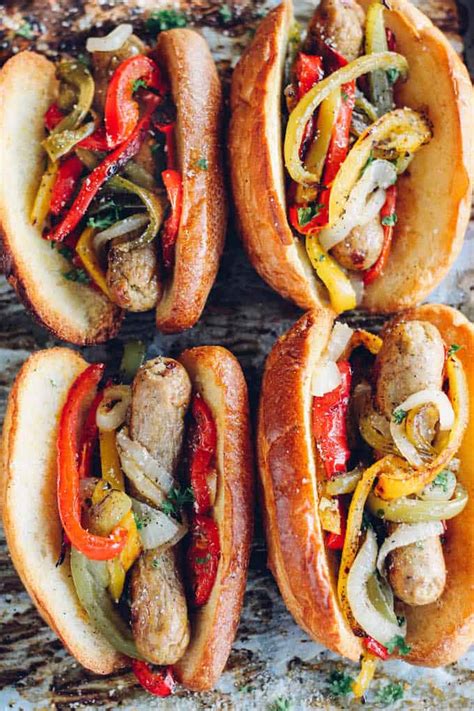 It's the 30 minute meal you have time to make your family any night of the week. Sheet Pan Sausage and Pepper Hoagies | Destination Delish