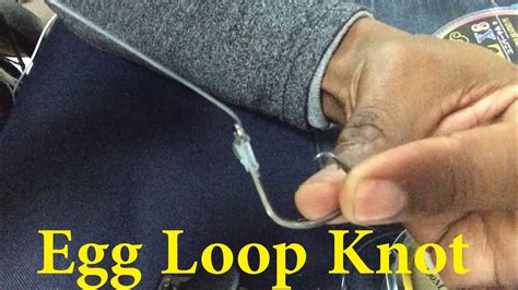 Here, a doubled line is passed through the hook eye instead of the single rope end as shown in step 1 above. How-To: Tie An Egg Loop Knot - YouTube