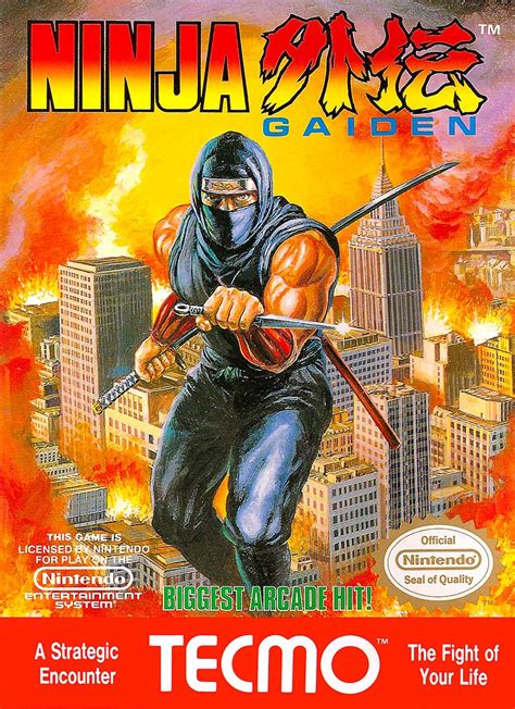 Ninja gaiden is an action game by tecmo that has awesome cutscenes. Ninja Gaiden NES | BornToPlay. Blog de videojuegos