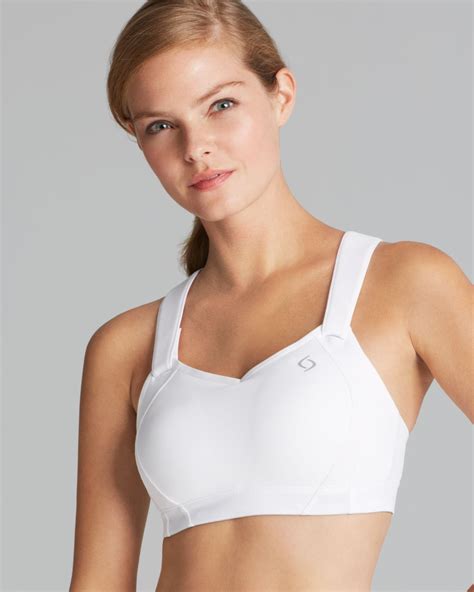 Gapfit sports bras have support and comfort from start to finish. Moving Comfort Sports Bra Juno High Impact in White - Lyst