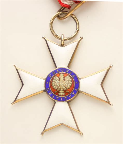 Order of rebirth of poland) is one of poland's highest orders. Spink Polonia Restituta