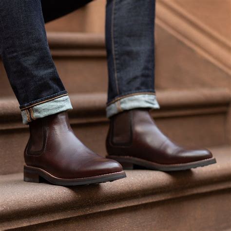 Shop mens brown suede chelsea boots with leather and rubber soles. Duke | Brown | Mens brown boots, Casual leather boots, Brown shoes men