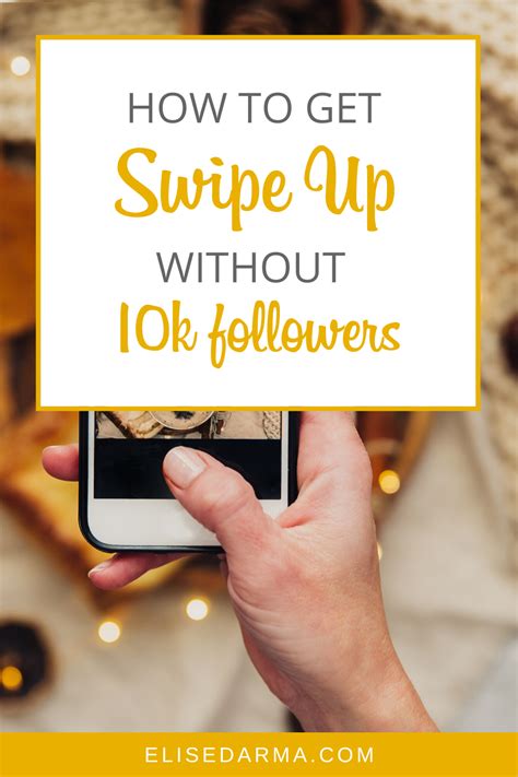 You can make a quick video or a quick graphic and you can actually create a swipe up feature even if you don't have 10,000 followers. How to get Swipe Up on Instagram without 10k followers ...