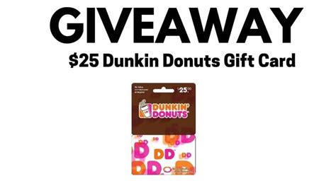 Dunkin donuts gift card deals 2019. Winner Picked for $25 Dunkin Donuts Gift Card | My BJs ...