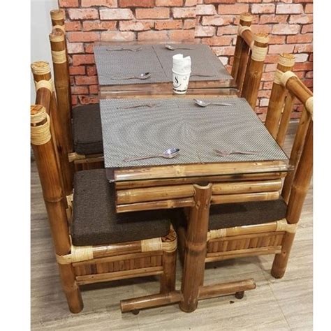 I would not return it because of these. Brown Polished Bamboo Dining Table, Rs 15000 /set Bamb ...