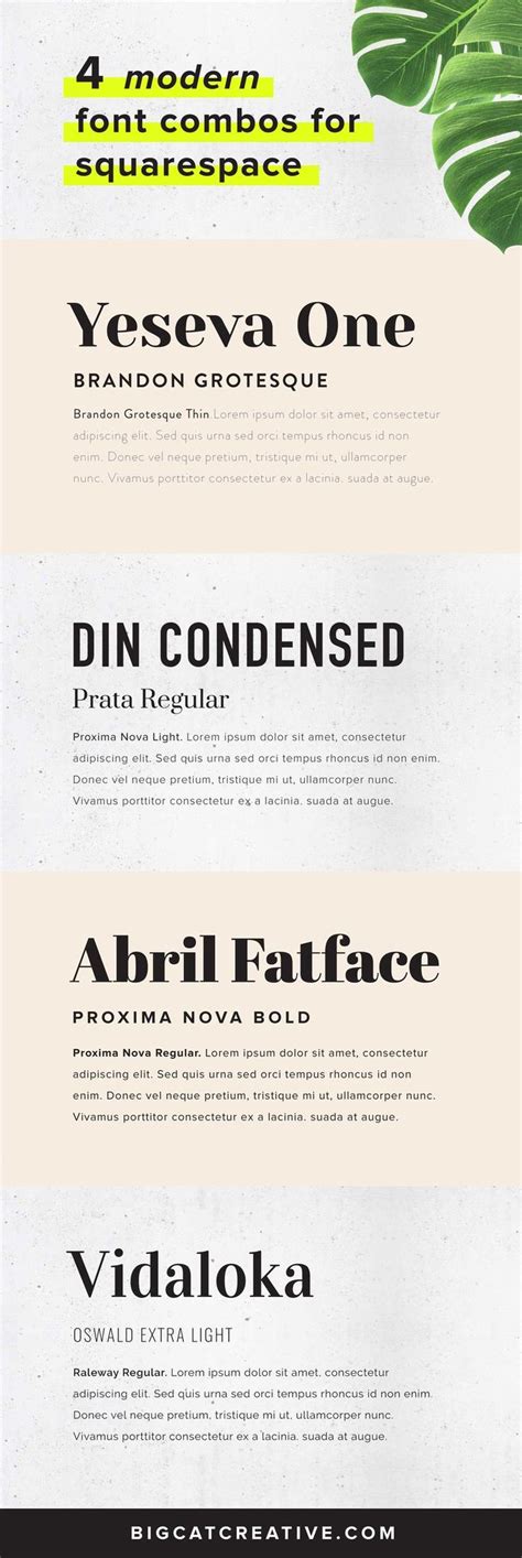 Din alternate regular din alternate bold din alternate medium. The 4 Best Modern Font Combinations for Squarespace — Big ...