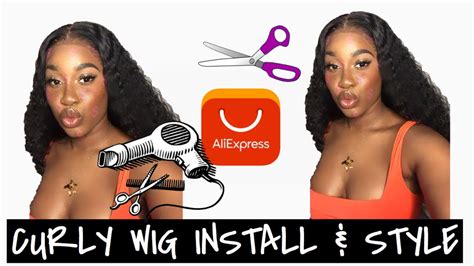 Affordable curly hair bundles on aliexpress. CURLY WIG INSTALL START TO FINISH FT ALIEXPRESS ELVA HAIR ...