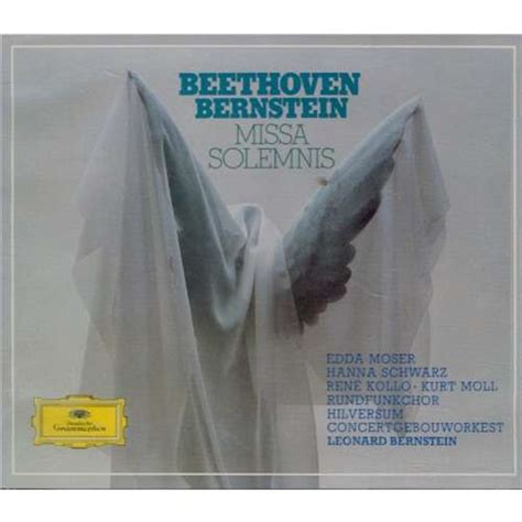 Ludwig van beethoven, bonn (bonn, germany). Missa solemnis / bernstein, moser, schwarz, kollo, moll by ...