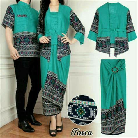 Jual baju batik solo modern model terbaru. Jual Promo baju pria wanita couple Batik tosca K351 modis ...