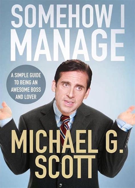 You have no idea how high michael scott can fly! My book...somehow I manage. | The office show, Office ...