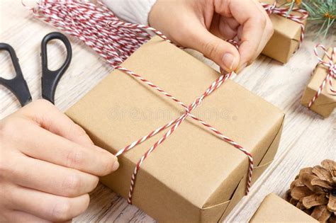 Maybe you would like to learn more about one of these? Gift Wrapping. Woman Packs Gifts. Wrapping Step By Step ...