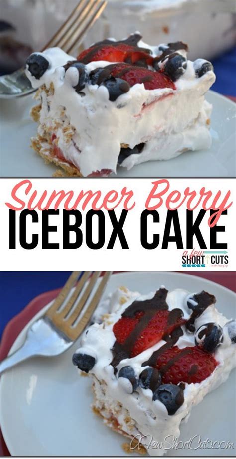 It is perfect for those moments when you want to enjoy this wonderful combination of flavors. Summer Berry Icebox Cake | Recipe | Icebox cake, Icebox ...